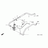 Схема вузла: Air injection control + valve для Honda VT1100 Shadow Sabre