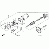 Схема узла: Стартер электрический для Honda ST1100 Pan-European Police
