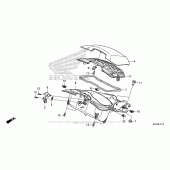 Схема узла: Shelter Case для Honda GL1800 Gold Wing