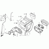 Схема узла: Воздушный фильтр для Honda XR600