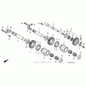 Схема вузла: Balancer для Honda CBR1100XX Blackbird