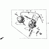 Схема узла: Карбюратор для Honda XL600 Transalp