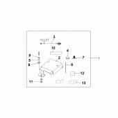 Схема вузла: Kit alarm system для Honda CBR1000 CBR1000RR Fireblade
