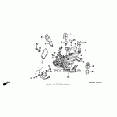 Схема вузла: Cowl stay для Honda VFR800 Interceptor