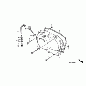 Схема вузла: Права кришка картера для Honda VT600 Shadow VLX Deluxe