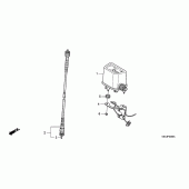 Схема узла: Панель приборов для Honda CRF250 CRF250X