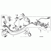 Схема вузла: Електрообладнання для Honda XR650