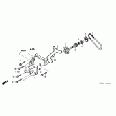 Схема узла: Водяной насос для Honda ST1300 Pan-European