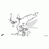 Схема вузла: Evap canister для Honda GL1800 Gold Wing