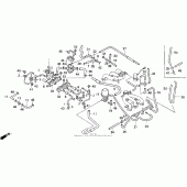 Схема узла: Tubing (2) для Honda GL1500 Gold Wing Aspencade