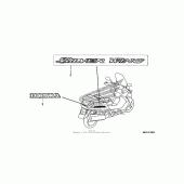 Схема вузла: Emblem + mark для Honda FSC600 Silver Wing