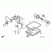Схема узла: Масляный насос для Honda ST1100 Pan-European Police