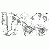 Схема узла: Radio cassette для Honda GL1500 Gold Wing Special Edition