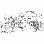 Схема узла: Gl1500i wire harness для Honda GL1500 Gold Wing Interstate