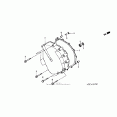 Схема вузла: Clutch cover для Honda NRX1800 Valkyrie Rune
