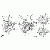 Схема вузла: Картер двигуна для Honda VT600 Shadow VLX Deluxe