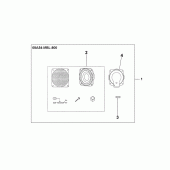 Схема вузла: Speaker kit для Honda NT650 Deauville