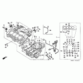 Схема узла: Картер двигателя для Honda CBR600 CBR600RR