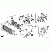 Схема вузла: Радіатор для Honda CB600F Hornet
