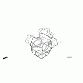 Схема вузла: Комплект прокладок В для Honda VFR750F Interceptor