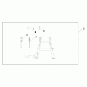 Схема вузла: Stand main assy для Honda XL125 Varadero