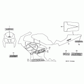 Схема вузла: Mark / stripe (VTR1000SPY / 1 -E / ED / F / U) для Honda VTR1000 VTR SP-1