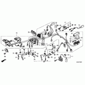 Схема узла: Wire harness (3) для Honda VT750 Shadow RS