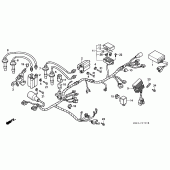 Схема вузла: Жгут проводки / котушка запалювання для Honda VFR400