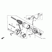 Схема вузла: Стартер електричний для Honda CMX250 Rebel