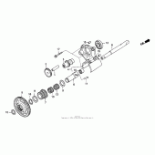 Схема узла: Reverse gear для Honda GL1500 Gold Wing Aspencade