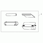 Схема вузла: Handle pocket dx для Honda XL650 Transalp