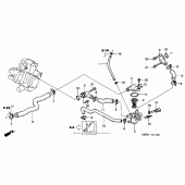 Схема вузла: Water pipe для Honda VTR1000 Superhawk