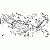 Схема узла: Рама для Honda CBR600 CBR600RR