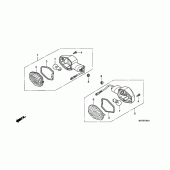 Схема вузла: Поворотники (CBF600N / NA) для Honda CBF600