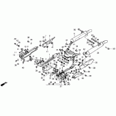 Схема узла: Exhaust muffler se для Honda GL1500 Gold Wing Special Edition