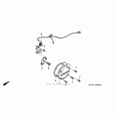 Схема узла: Генератор для Honda CB750 Nighthawk