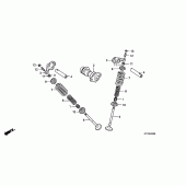 Схема узла: Распредвал & Клапан для Honda CBF150