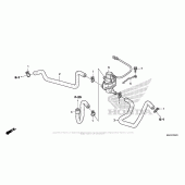 Схема вузла: Система вентиляція картера для Honda ST1300 Pan-European Police