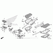 Схема узла: Подножки для Honda GL1800 Gold Wing