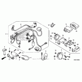 Схема вузла: Електрообладнання для Honda CRF250 CRF250R