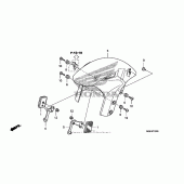 Схема узла: Переднее крыло для Honda VFR1200 VFR