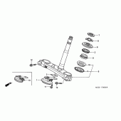 Схема узла: Рулевая траверса для Honda CBR900RR CBR954RR Fireblade