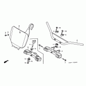 Схема узла: Handle pipe для Honda CR250