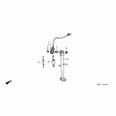 Схема вузла: Підставка для Honda CB600F Hornet