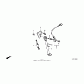 Схема узла: Подставка для Honda RVT1000R RVT RC51