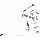 Схема узла: Подставка для Honda CBR900RR CBR900RR Fireblade