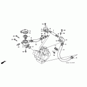 Схема узла: Труба водная для Honda VFR400