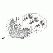 Схема вузла: Головний світло (2) для Honda CBR900RR CBR954RR Fireblade
