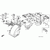 Схема узла: Заднее крыло для Honda GL1500 Gold Wing Special Edition