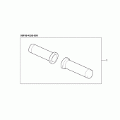 Схема вузла: Custom grip для Honda VT125 Shadow